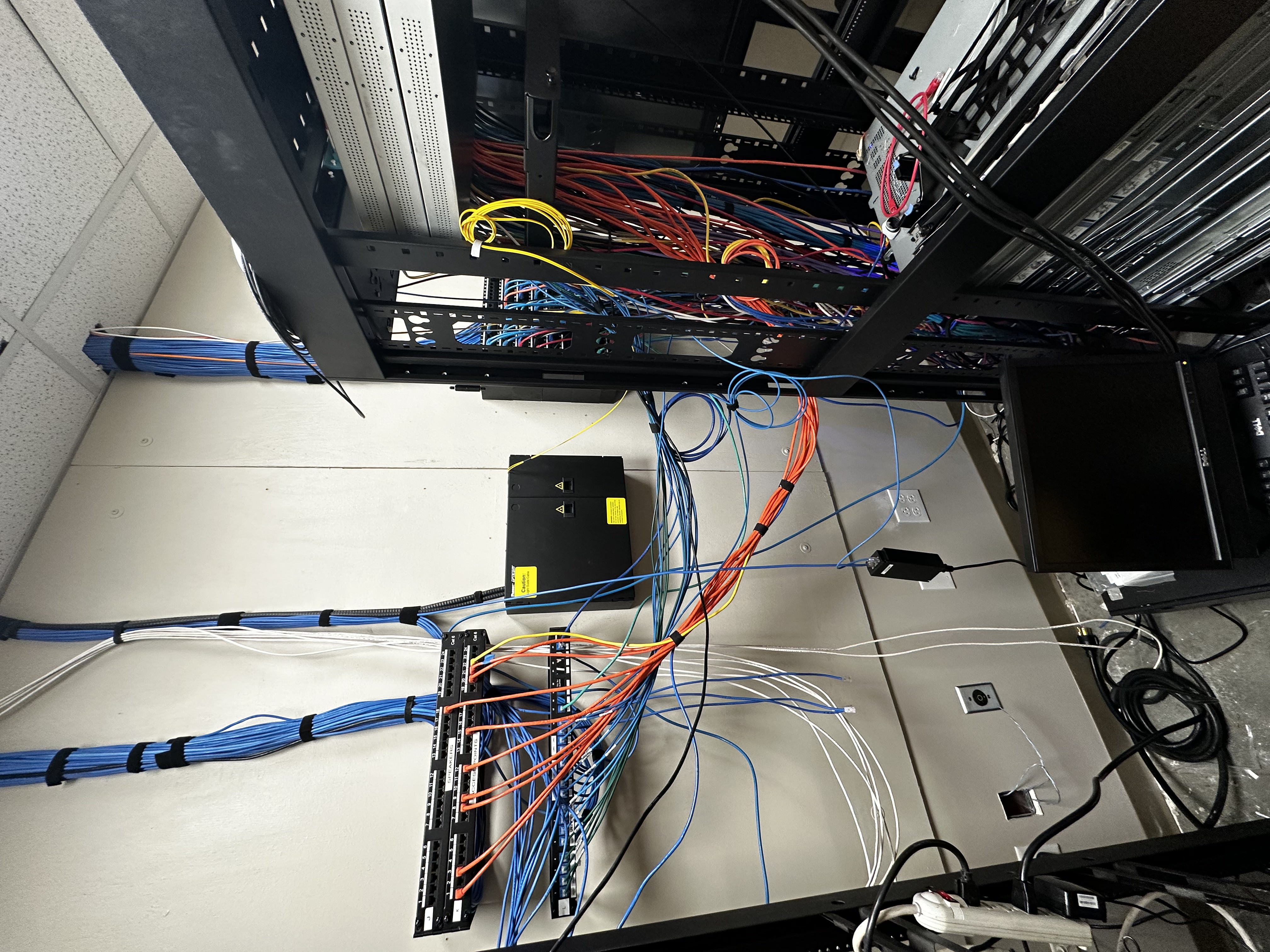 Complete server room for non-profit